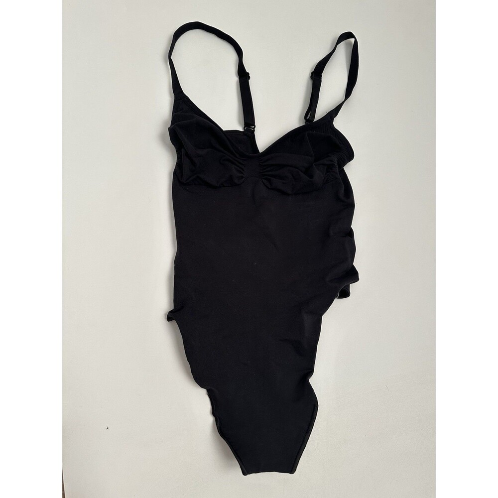 Skims Fits Everybody Onesize Bodysuit Color Black Size L (NEEDS REPAIRS)